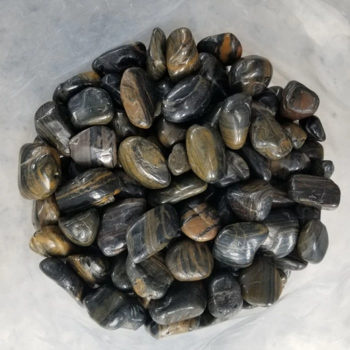 Stock Supply High Polished Black Natural River Pebbles Stone Size 30-50MM for garden paving stone Stock Supply High Polished Black Natural River Pebbles Stone Size 30-50MM for garden paving stone