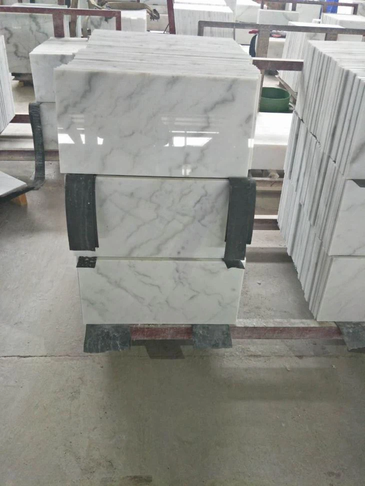 Guangxi White Marble Polished Tile