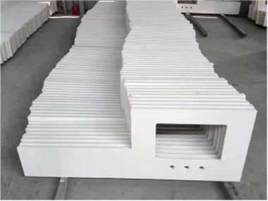 Puhdas valkoinen väri kvartsi turhamaisuus top