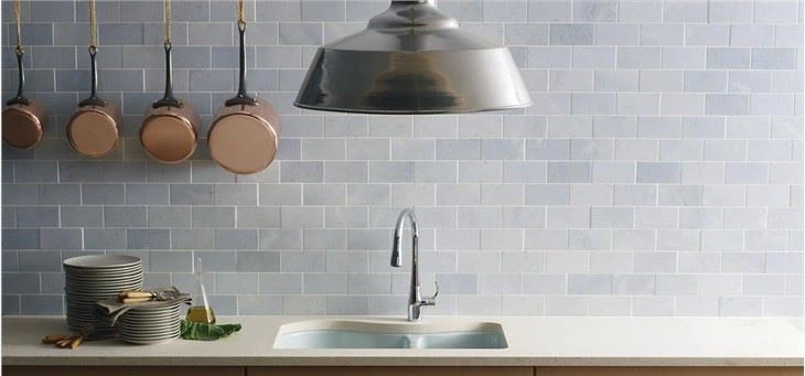 blue celeste marble subway tile