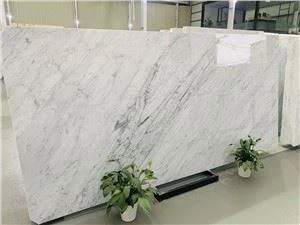 Kiillotettu Italian Calacatte valkoinen marmorit lattialle seinätyöpöytä työtasot turhamaisuus top