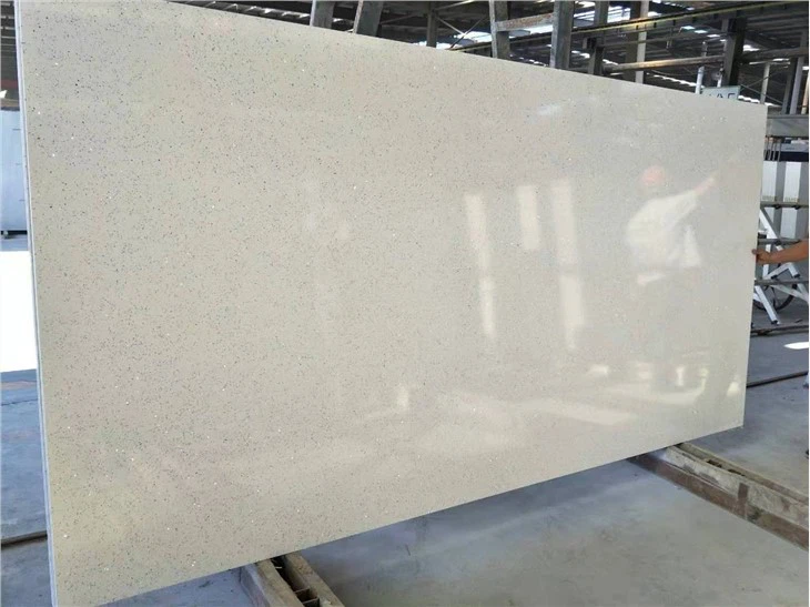 Galaxy White Quartz Slabs Hot Quartz Color