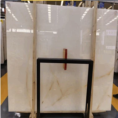 Luonnonkivi Luxury White Marble Onyx laatoille ja laatoille